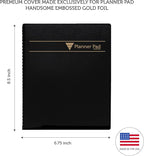 Planner Pad Spiral Bound 3-Tier Funnel Down 12 Month Organizer, July 2025 – - Image 6