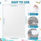 Outus Self Adhesive Shop Ticket Holders Clear Plastic Sleeves Adhesive Pockets - Image 2