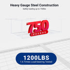 fleximounts 4x8 overhead garage ceiling storage rack organization shown in use
