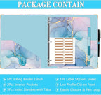 Lateefah 3 Ring Binder, 1 Inch Binder Organizer - Image 5