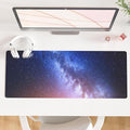 QIYI Large Desk Pad, Milky Way Mouse Pad Desktop Decor, Waterproof PU Leather by QIYI
