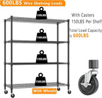 Himimi Storage Shelves 60" W Wire Shelving - Image 6
