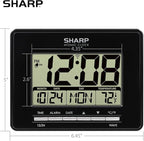 Sharp Atomic Desktop Clock – Auto Set Digital Alarm Clock - Image 5