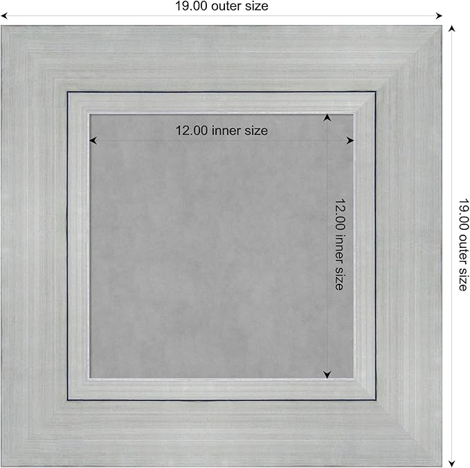 Amanti Art Silver Framed Magnetic Board 19x19 X-Small Vision Board - Image 4