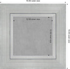Amanti Art Silver Framed Magnetic Board 19x19 X-Small Vision Board - Image 4