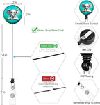 Elephant Badge Holder with Retractable Lanyard, Cute Lanyards - Image 6
