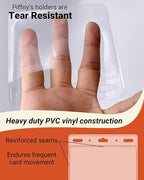 Clear ID Holder for Lanyard - Image 6