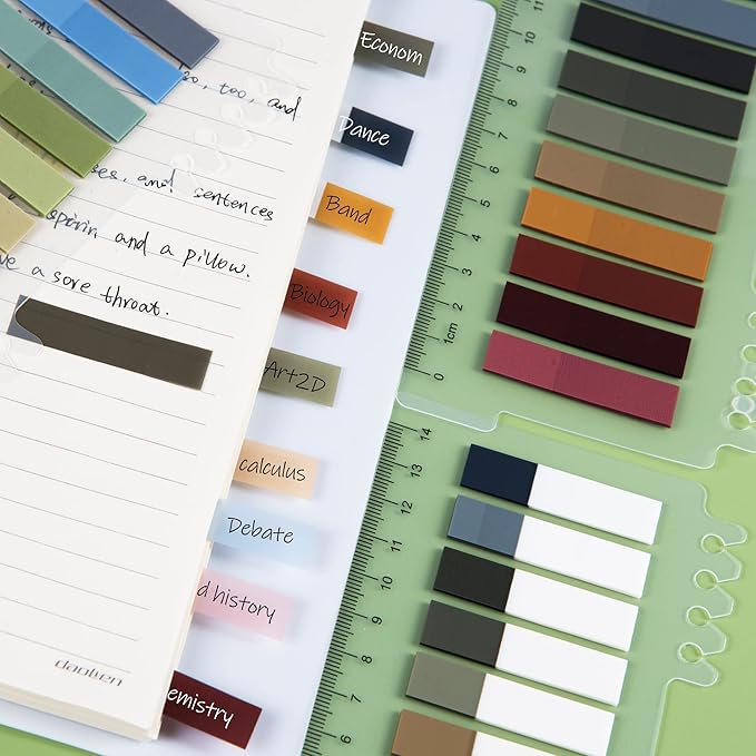 Golcellia Sticky Tabs, Sticky Note Tabs, Book Tabs, Index Tabs, Page Tabs - Image 9