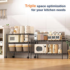 VANZBON 2-Tier Wire Shelving Unit, Wire Shelves Rack - Image 4
