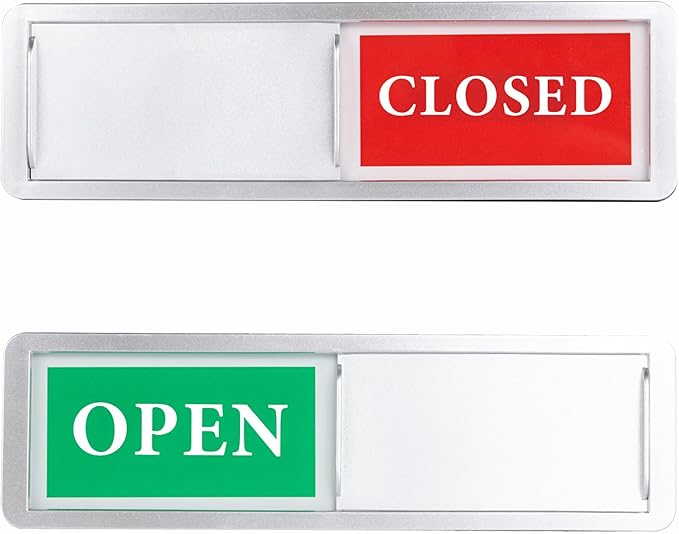 Open Closed Sign Sliding Door Indicator, Open Closed Signs by AMAZINGSUN