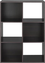 Whitmor 6 Cube Bookcase, 3 Tier Stackable MDF Bookself, Open Storage Display - Image 6