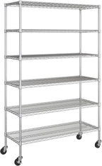 Seville Classics UltraDurable Heavy Duty NSF Solid Steel Wire Rack Storage Unit - Image 10