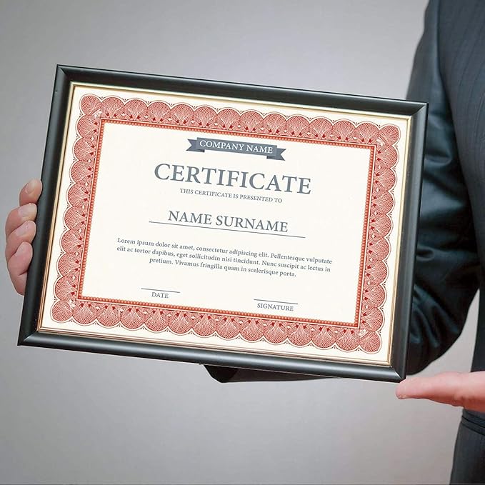 Elite Red & White Parchment Certificate Papers - Image 7