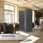 Cocosica 4 Panel Room Divider, 6Ft Folding Privacy Screen, Tall - Image 6