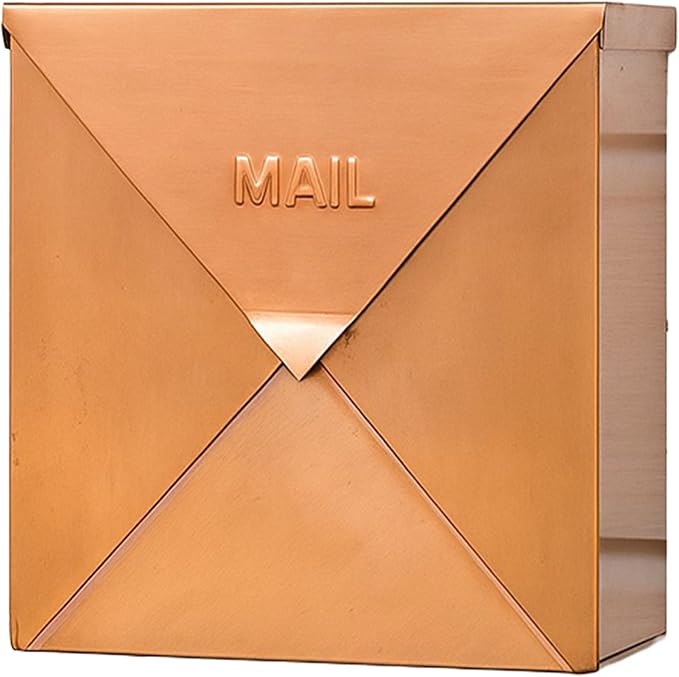 NACH Chicago Copper Extra Large Mailbox, Rust Resistant Large Mailboxes by NACH