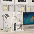 YMYNY Desktop Shelf Organizer, 4 Tier Storage Display Rack, Desk Shelf - Image 6