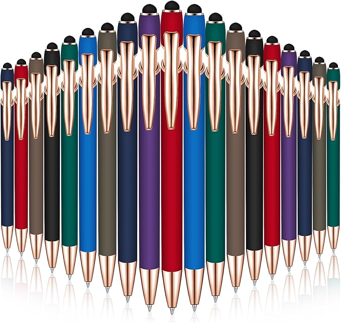 Zonon 38 Pieces Rubberized Ballpoint Pen by Zonon