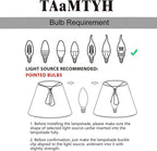 TAaMTYH small lamp shade chandelier shades set of 3，Fabric Lampshade - Image 4