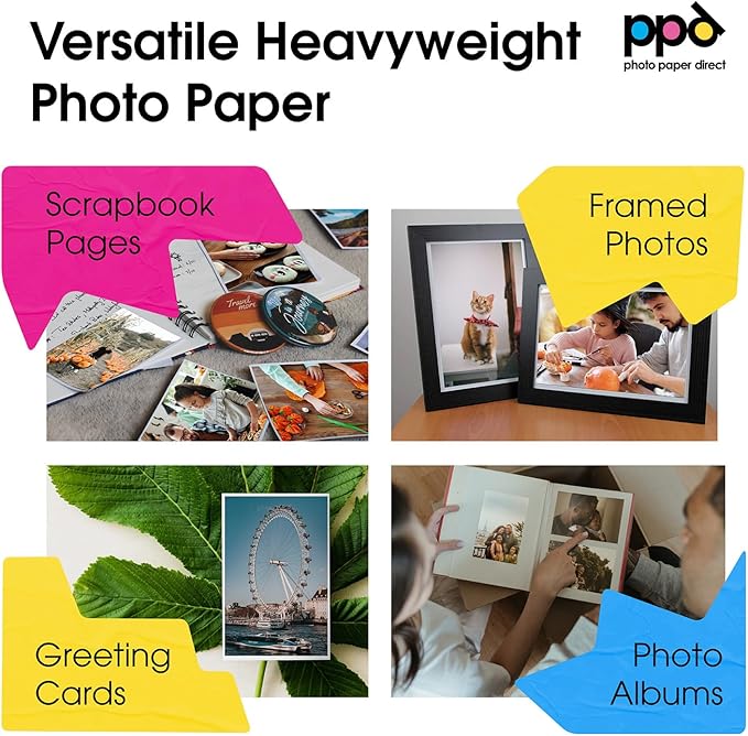 PPD 50 Sheets Inkjet Matte Double Sided Heavyweight Photo Quality Paper LTR 8.5 - Image 5