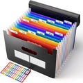 ABC life 12-Pocket Accordion File Organizer, Expandable File Folder by ABClife