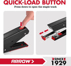 Arrow Plier Stapler Set, Metal Hand Stapler with 2520 Staples | Full Strip, 25 Sheet Capacity, Dual-Mode Anvil, One-Touch Staple Loading, Ergonomic Grip, For Office, School, Packaging