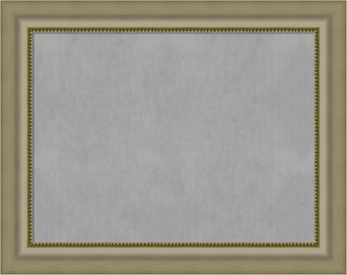Amanti Art Silver Framed Magnetic Board 23x29 Medium Vision Board by AmantiArt