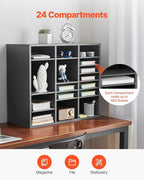 VEVOR Literature Organizer, 24 Compartments Office Mailbox - Image 4