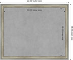 Amanti Art Silver Framed Magnetic Board 18x22 Small Vision Board - Image 4