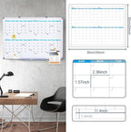 MAKELLO Large Magnetic Dry Erase Calendar Whiteboard Quarterly 36" x 24" - Image 2