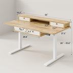 Grandder 55 x 28 inch Electric Standing Desk - Image 2