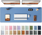 YSAGi Leather Desk Protector, Office Mat, Large Mouse Mat, Non-Slip PU Leather by YSAGi