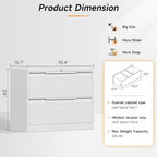 Bestoo 2-Drawer Lateral File Cabinet - Image 3