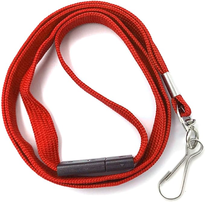 Bird Fiy Lanyards Safety Red Lanyards Neck Flat Premium Breakaway Badge Lanyard - Image 5