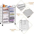 GLACER 15 Drawers Rolling Cart, Storage Cart - Image 7