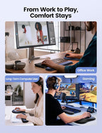 meatanty Keyboard and Mouse Pad Wrist Rest Set, Ergonomic Wrist Pad Support - Image 7