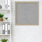 Amanti Art Silver Framed Magnetic Board 28x28 Medium Vision Board - Image 5