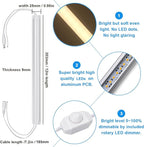 Litever Under Cabinet LED Lighting Kit, Super Bright, 31W 2000 Lumen, Plug or - Image 2