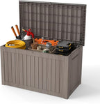 Yardgrace 270 Gallon Outdoor Storage Box Waterproof, Resin Deck Boxes by Unknown