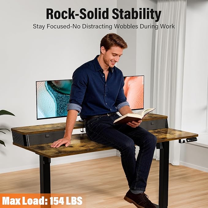 Kingant 55 x 24 Inch Electric Standing Desk - Image 6