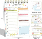 Tlenpo To Do List Notebook Pad, Daily Planner Notepad, 60 Sheets Double Sided - Image 4