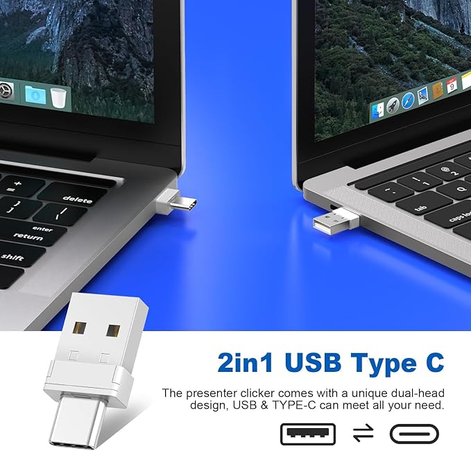 QUI Presentation Clicker Wireless Presenter Remote Clicker - Image 3