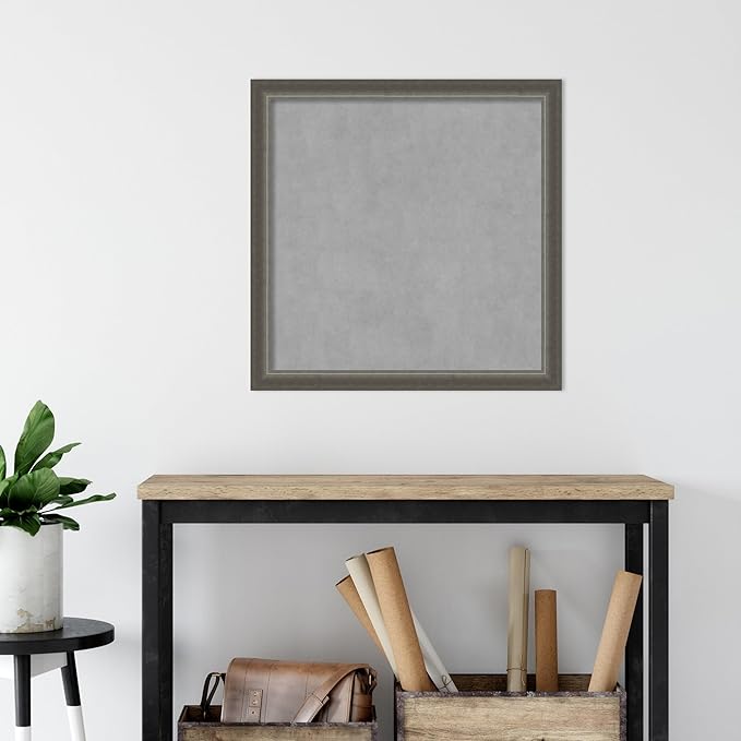 Amanti Art Silver Framed Magnetic Board 27x27 Medium Vision Board - Image 5