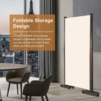 Room Divider 6FT Folding Privacy Screens, 3 Panel Partition Room Dividers - Image 4