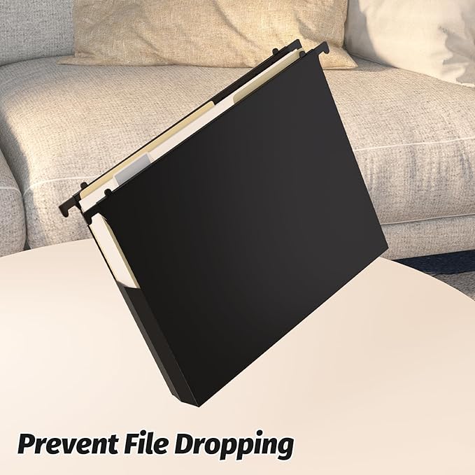 Shutex Extra Capacity Plastic Hanging File Folders, 12 Pack Reinforced Hang - Image 4