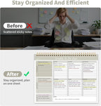 104 Pgs Weekly To Do List Notepad, 52 Duplex-Printed Undated Sheets 100 - Image 4