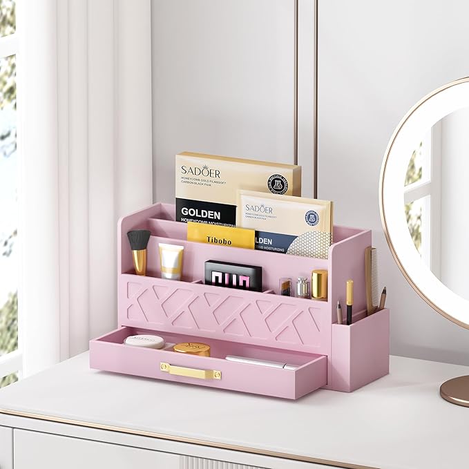 Wisuse Bamboo Desk Mail Organizer - Image 2