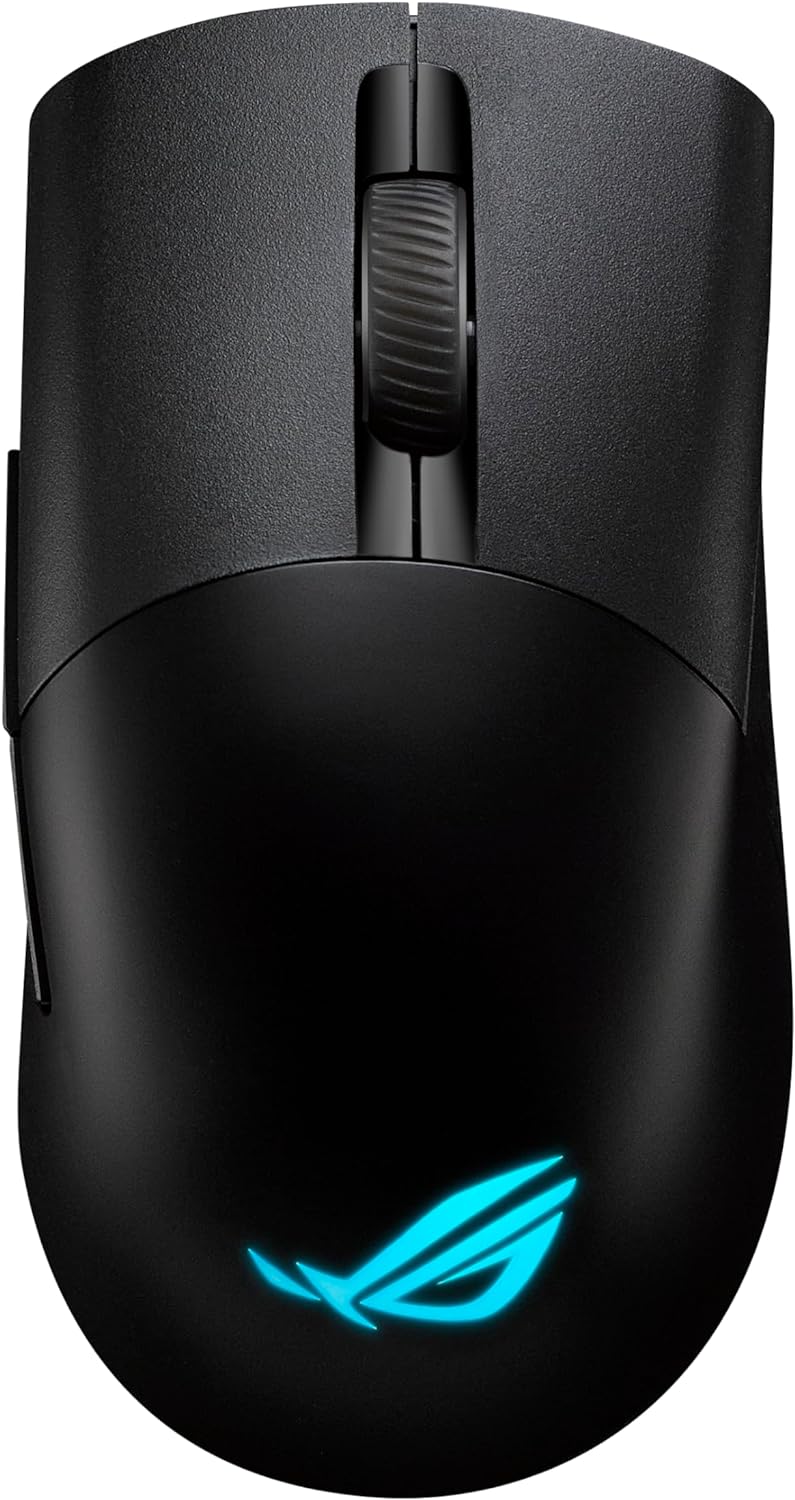 ASUS ROG Keris Wireless Aimpoint Gaming Mouse – Right-Handed Ergonomic, 75g, ...