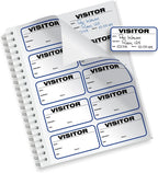 Threshold Visitor Badge Sign-in Book | Name Tag Stickers | Hospital, & - Image 2
