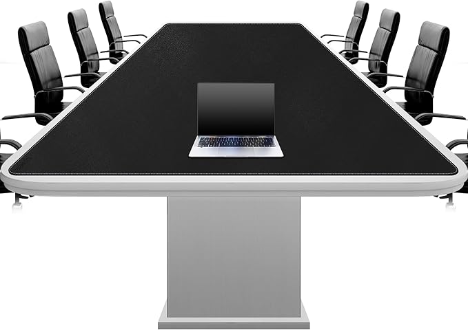 CENNBIE MAX220 86.6" x 39.4" Leather Desk Mat Protector, Extra Large Leather by CENNBIE