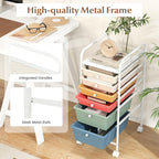 RELAX4LIFE 6-Drawer Rolling Storage Cart - Image 6